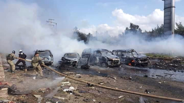 Halep'te sivilleri taşıyan otobüslere saldırı: 70 kişi öldü, 130 yaralı