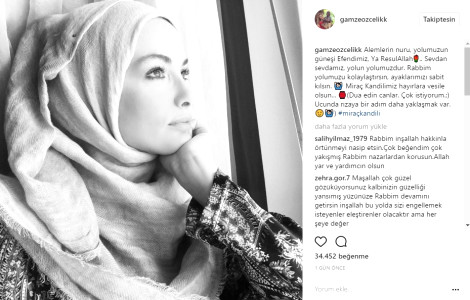 Gamze Özçelik'ten tesettür tepkisi: Yapmayın böyle