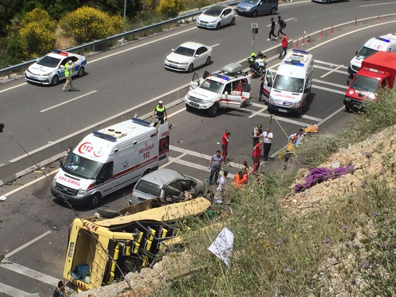 Muğla'da feci kaza, 24 ölü var
