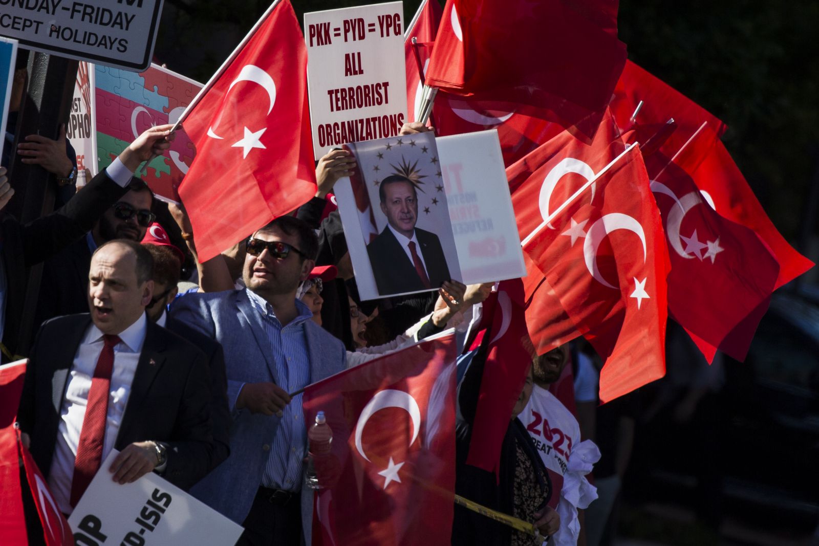 Washington'da Cumhurbaşkanı Erdoğan hareketliliği