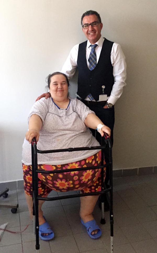 1 yılda 100 kilo verdi