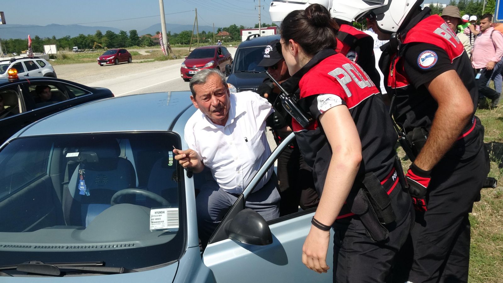 Düzce'de Kemal Kılıçdaroğlu'na tepki