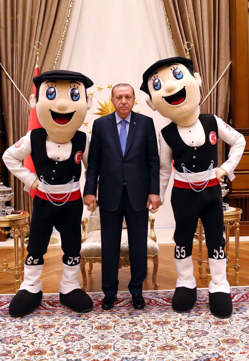 Cumhurbaşkanı Erdoğan'a Çakır'dan sürpriz ziyaret