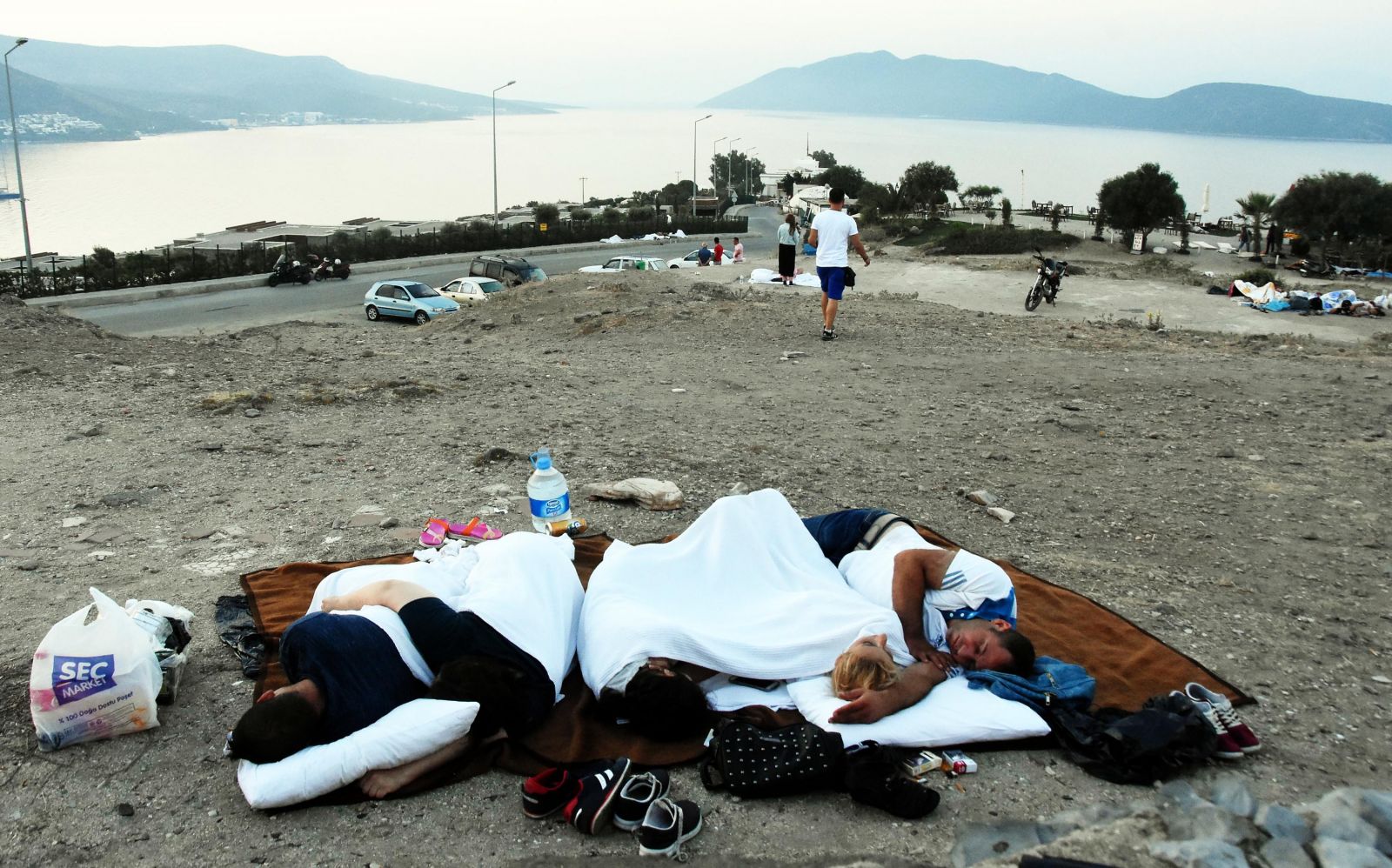 Bodrum'da ikinci gece tedbirli geçti