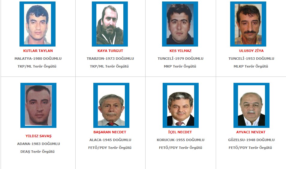 Tunceli'de öldürülen teröristin mavi listede olduğu ortaya çıktı