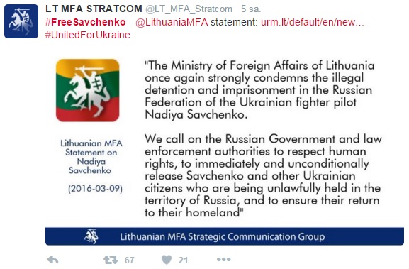 Savçenko açlık grevine devam edecek