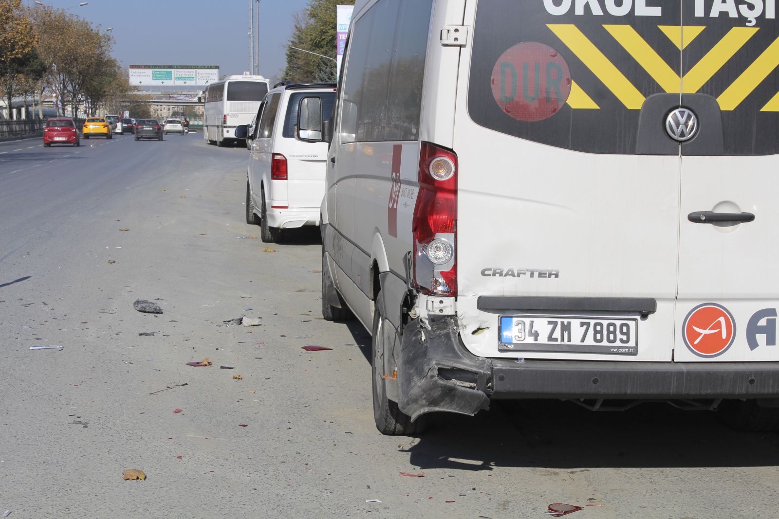 Şişli'de seyir halindeki otomobilde kavga: 1 yaralı