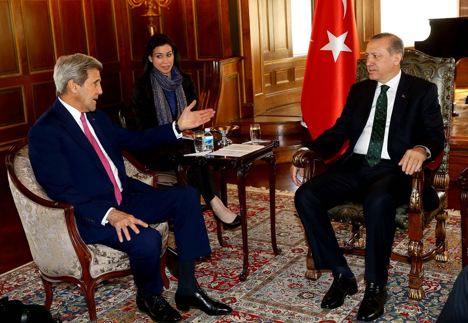 Cumhurbaşkanı Erdoğan, John Kerry ile görüştü