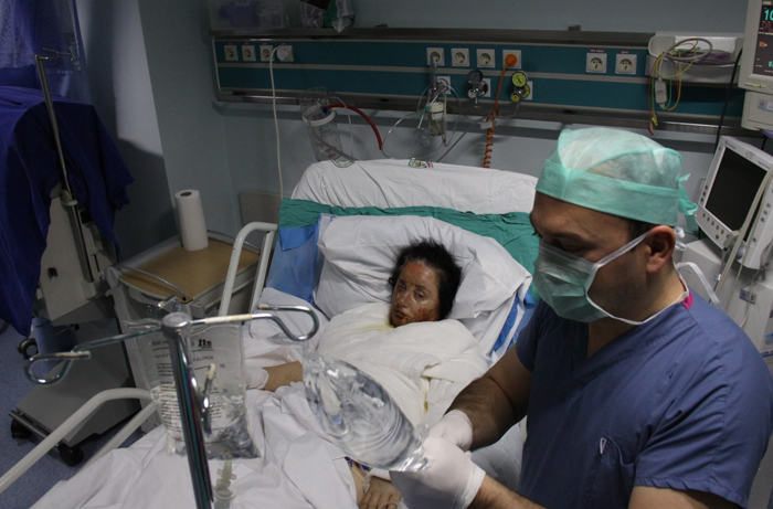 20 yıllık kocası tarafından uykusunda bu hale getirildi!