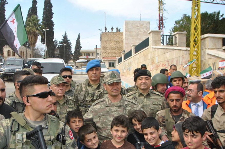 Zeytin Dalı Harekatı'nı yöneten komutan Korgeneral İsmail Metin Temel Afrin'de