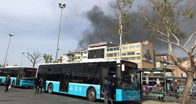 Son Dakika! Haydarpaşa Garı'nda yangın
