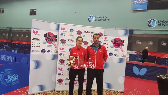 Özge Yılmaz Avrupa ikincisi oldu