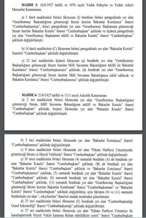İkinci KHK yayımlandı! Önemli değişiklikler...