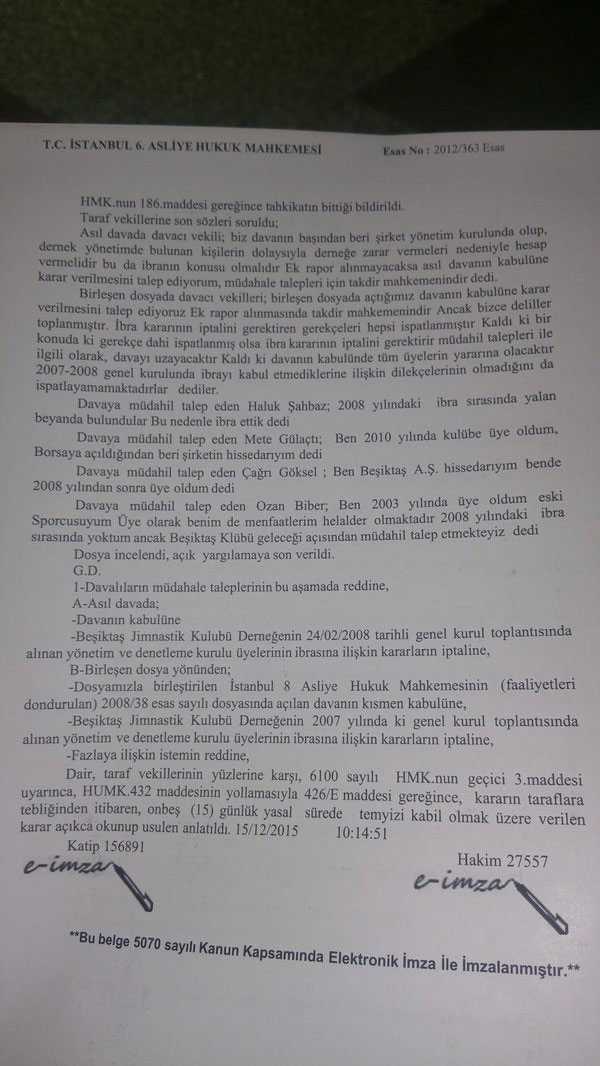 Beşiktaş, Fulya Davası'nı kazandı!