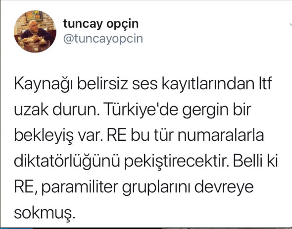 Sağduyu çağrısı