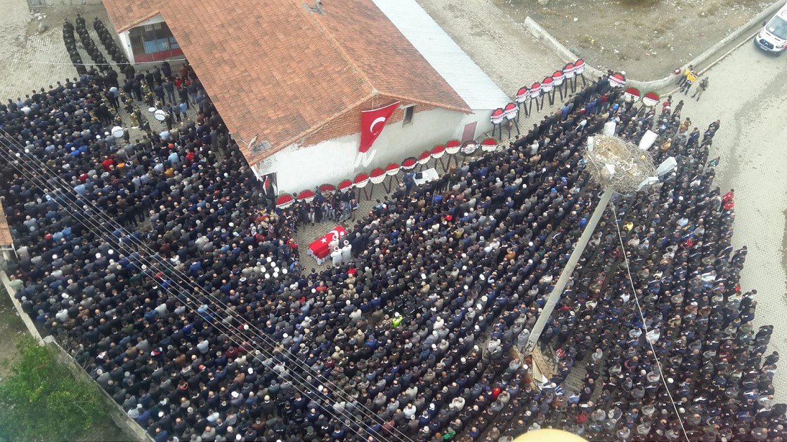 Şehitlerimizi uğurladık