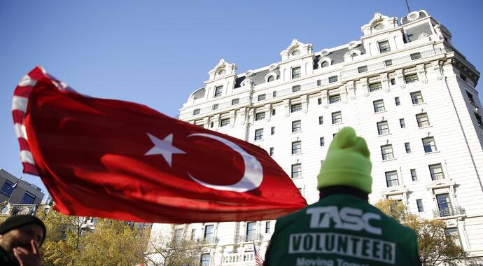 Cumhurbaşkanı Erdoğan Washington'da coşkuyla karşılandı