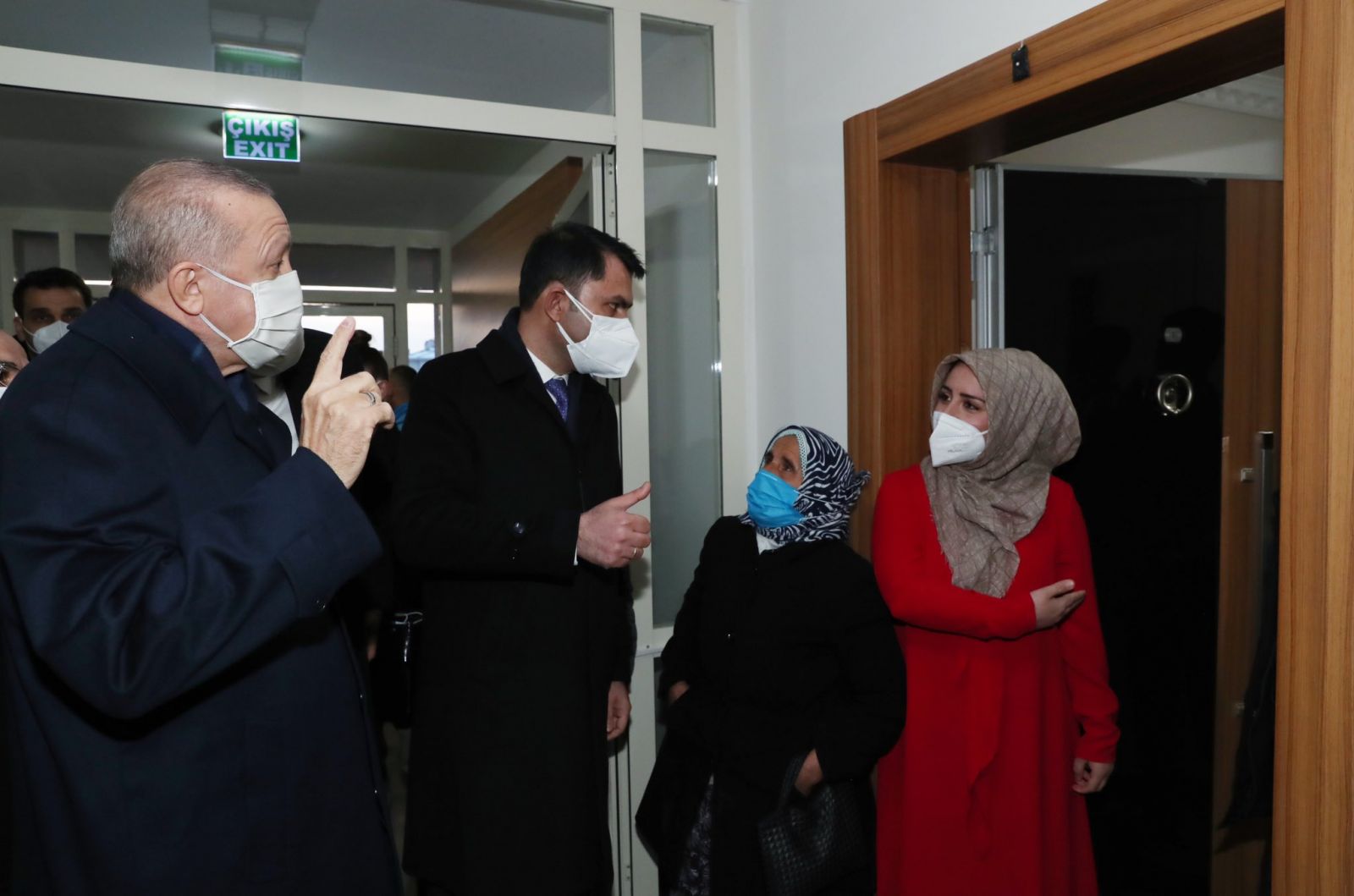 Cumhurbaşkanı Erdoğan'dan ev ziyareti