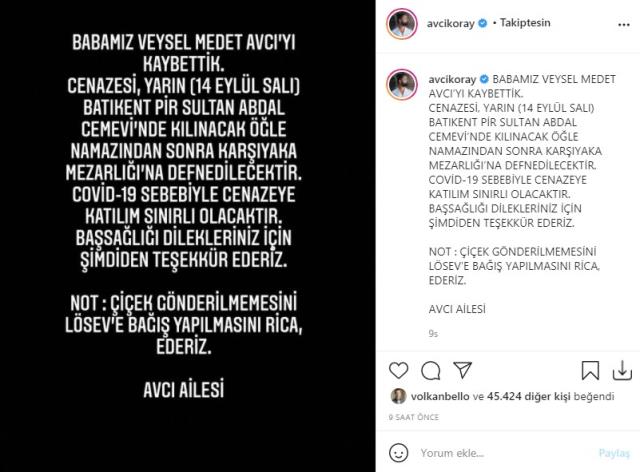 Ünlü şarkıcı Koray Avcı’nın babası hayatını kaybetti!