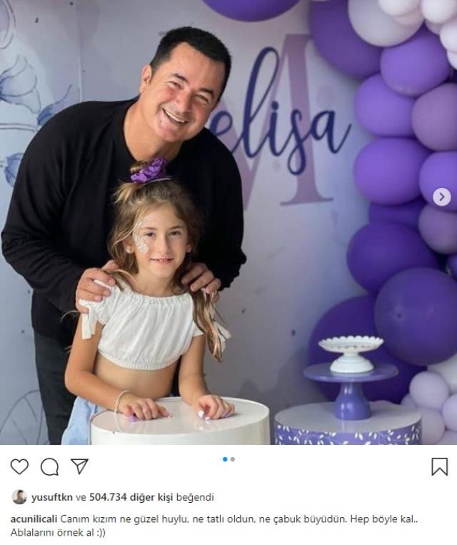 Kızıyla beraber paylaşım yapan Acun’a Şeyma göndermesi!