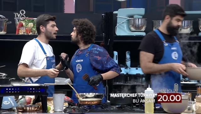 MasterChef’te gergin anlar! Görkem ve Sergen birbirine giriyor