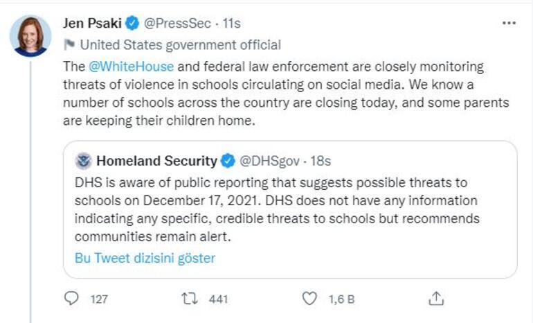 ABD’de TikTok alarmı: Okullar kapatıldı öğrenciler evlerine gönderildi