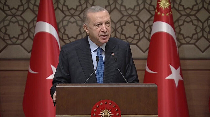 Erdoğan: Ruhu esir bir insanın bedeni özgür olamaz