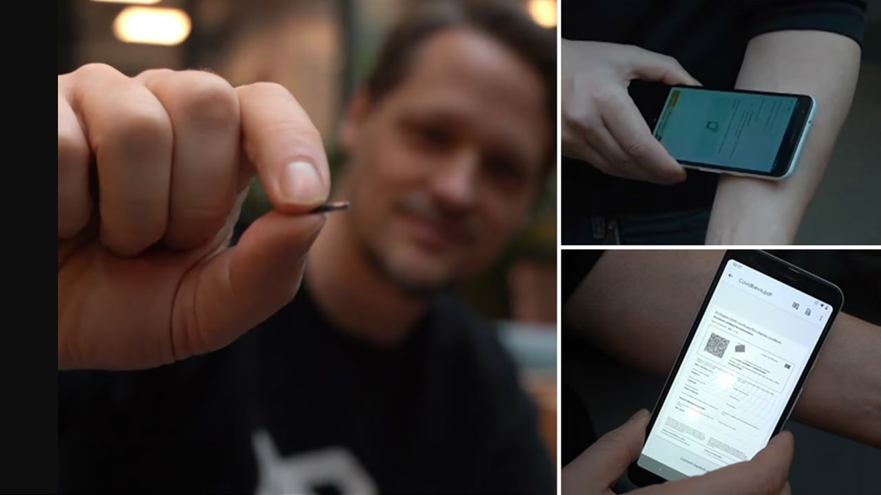 Covid-19'a karşı aşılanma durumunu gösteren mikroçip geliştirdi