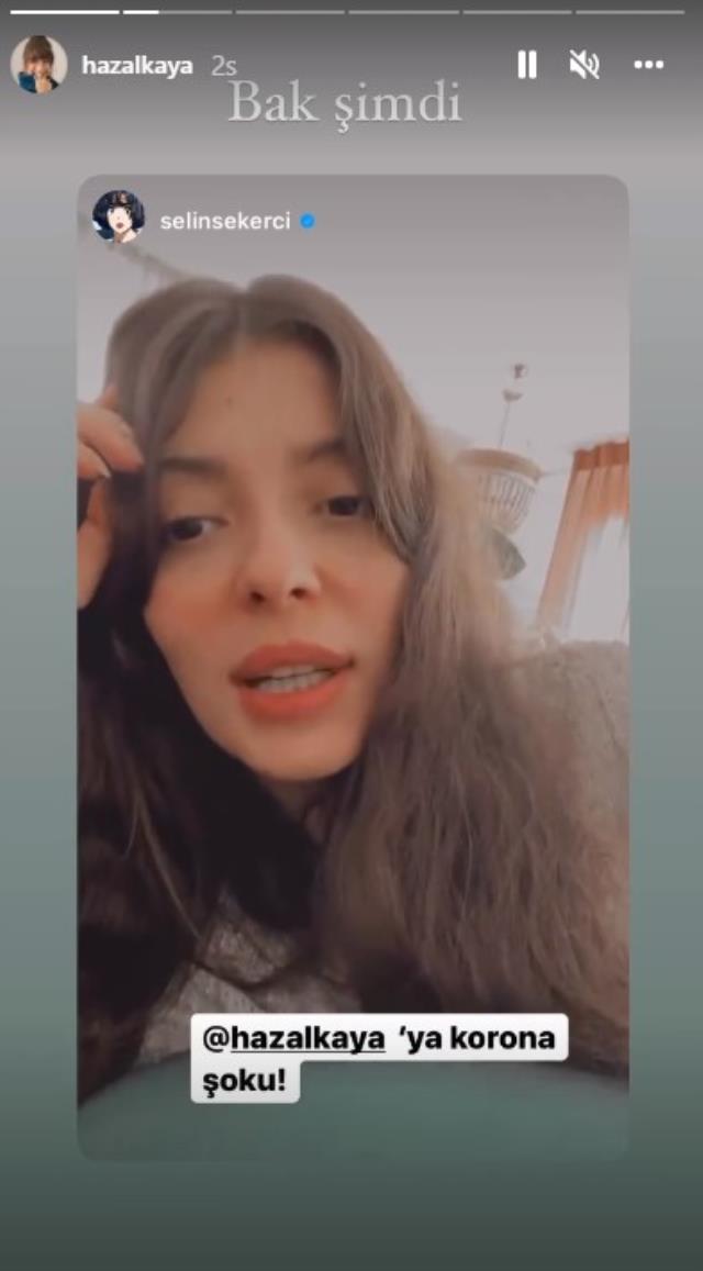 Oyuncu Hazal Kaya’dan kötü haber! İkinci kez koronavirüse yakalandı