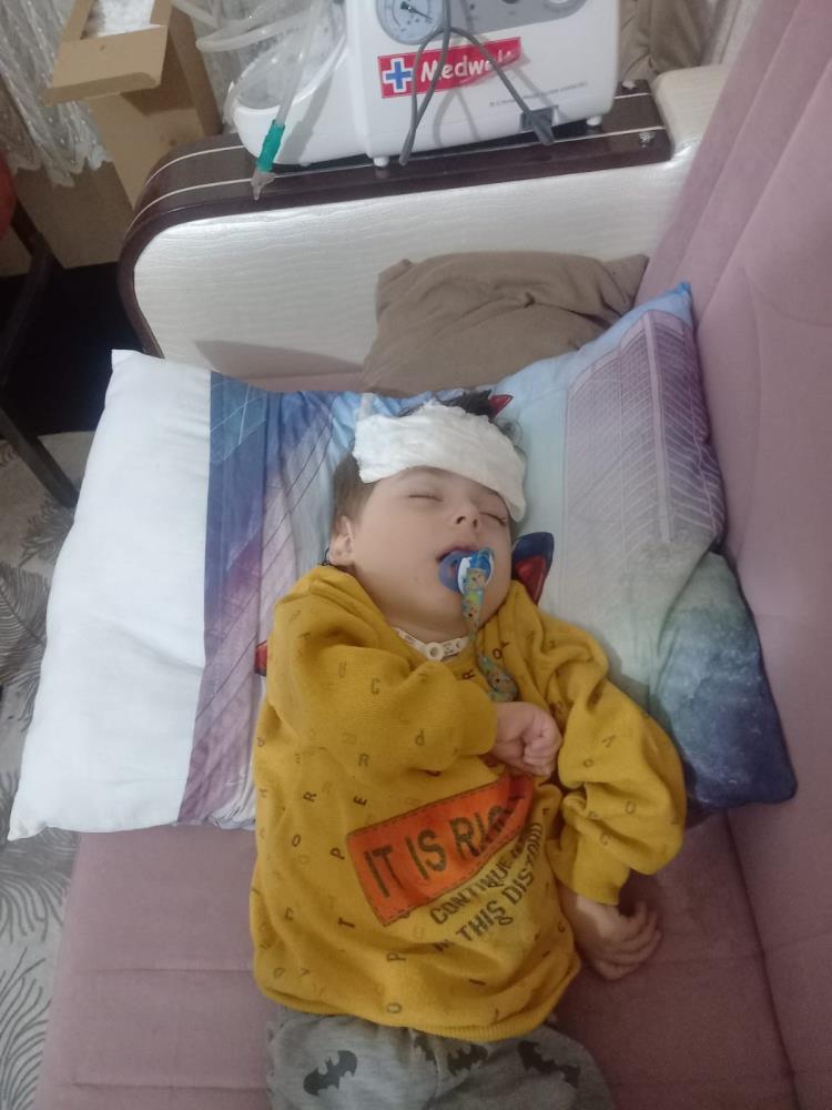 SMA hastası küçük Mustafa’nın tüm cihazları yangında kül oldu