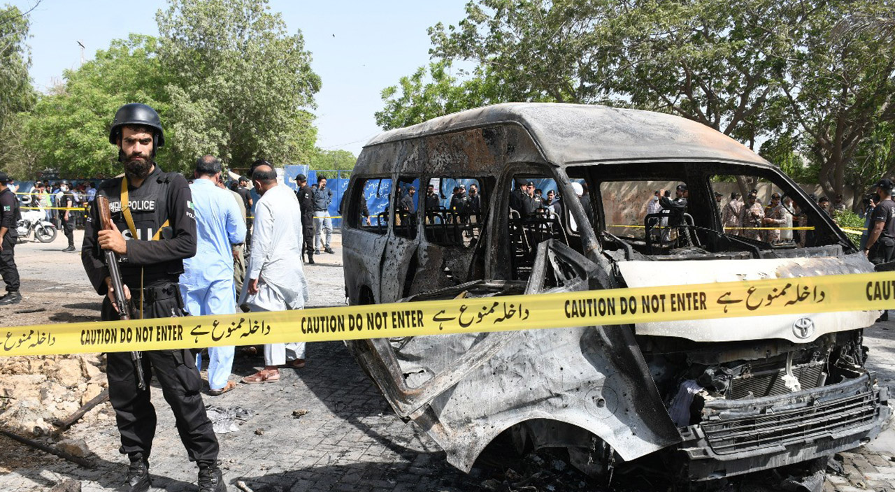 Pakistan’da minibüste patlama: 4 ölü, 3 yaralı