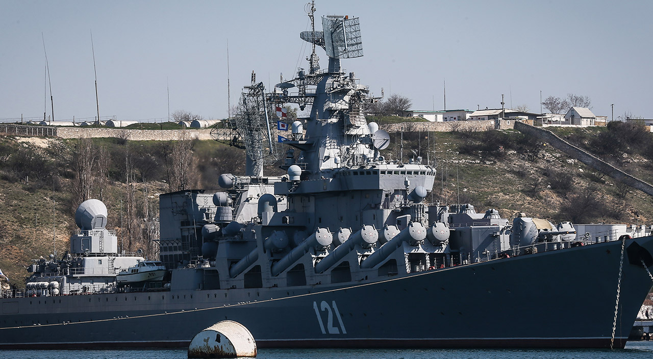 Ukrayna, Rus kruvazör gemisini vurdu