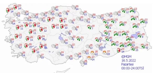 İstanbullular dikkat! Sıcaklıklar düşüyor sağanak yağış geliyor