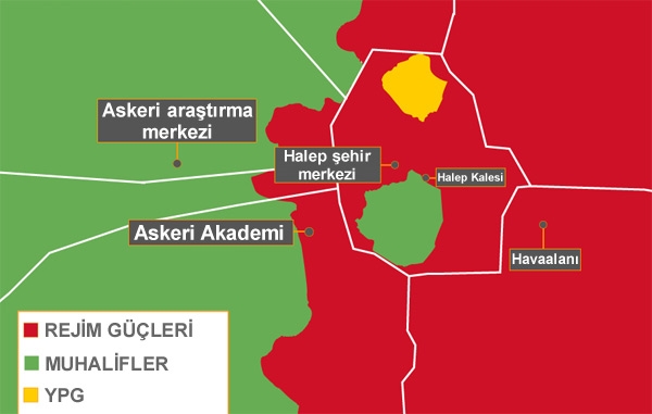 Esed rejimi: Halep'in yüzde 98'i alındı