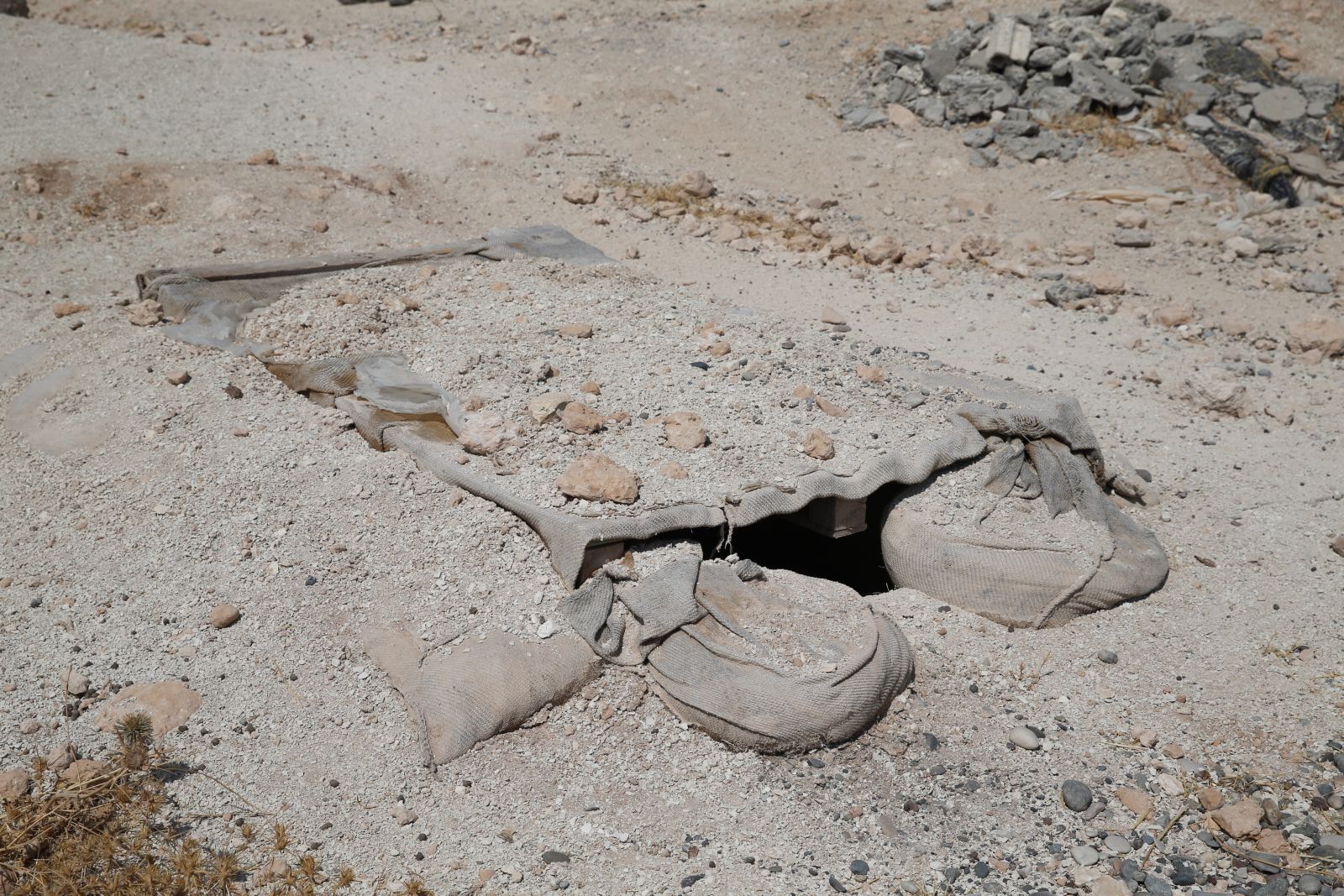 DAEŞ'in Cerablus'tan kaçarken kullandığı tüneller