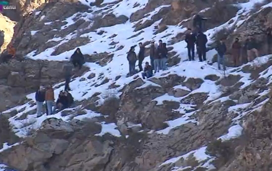 Görenler şaştı kaldı, bir anda dağda belirdiler...