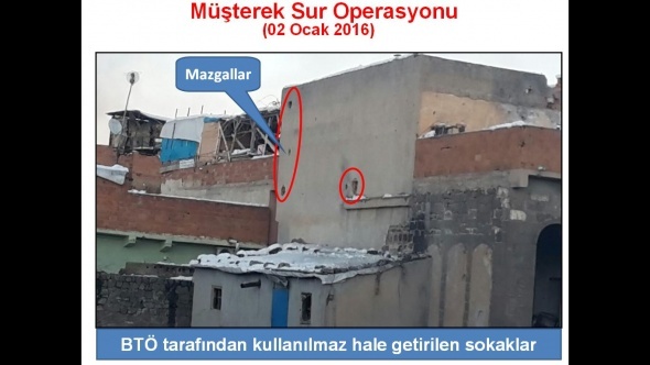 PKK'lı teröristlerden Sur'da Kobani taktiği