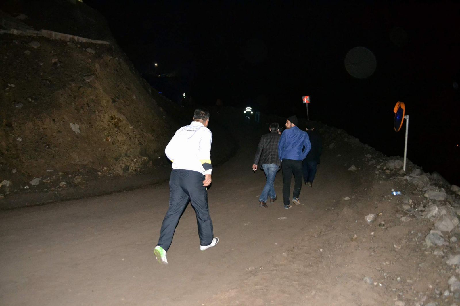 Siirt'in Şirvan ilçesindeki bakır madeni sahasında heyelan