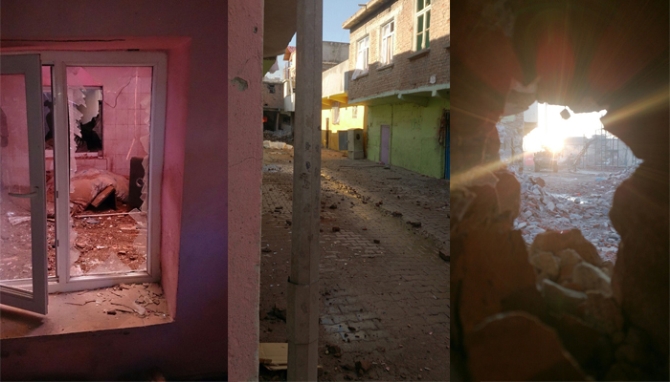 Teröristler Sur’u 'yıkık şehre' çevirdi