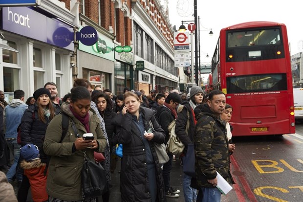 Londra'da grev kaosu