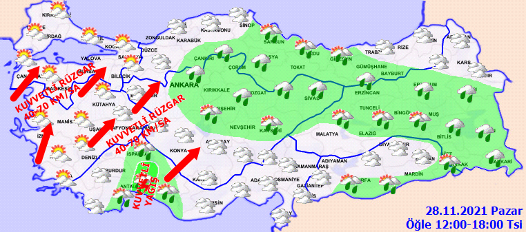 Meteoroloji il il duyurdu! Kuvvetli yağış uyarısı