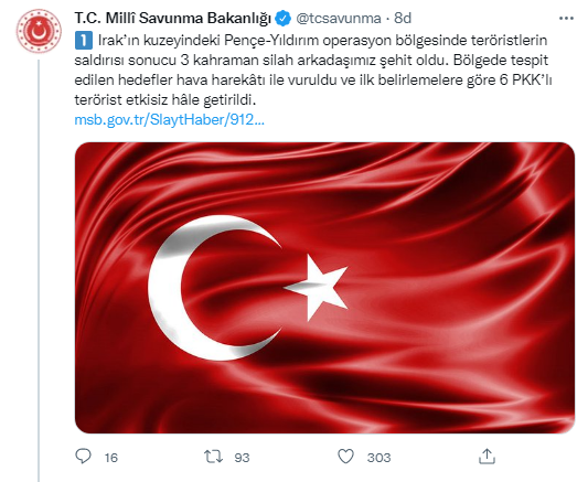 Kuzey Irak'tan acı haber! 3 askerimiz şehit oldu