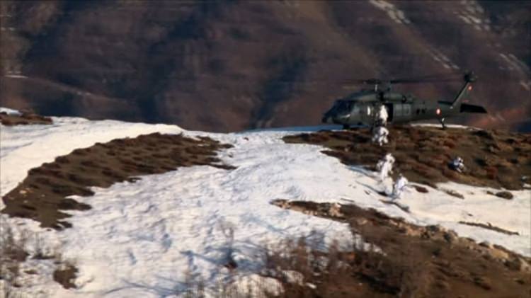 Lice’de Operasyonda 6 barınak ve 4 sığınak kullanılamaz hale getirildi