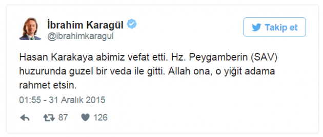 İşte Hasan Karakaya'nın son fotoğrafı