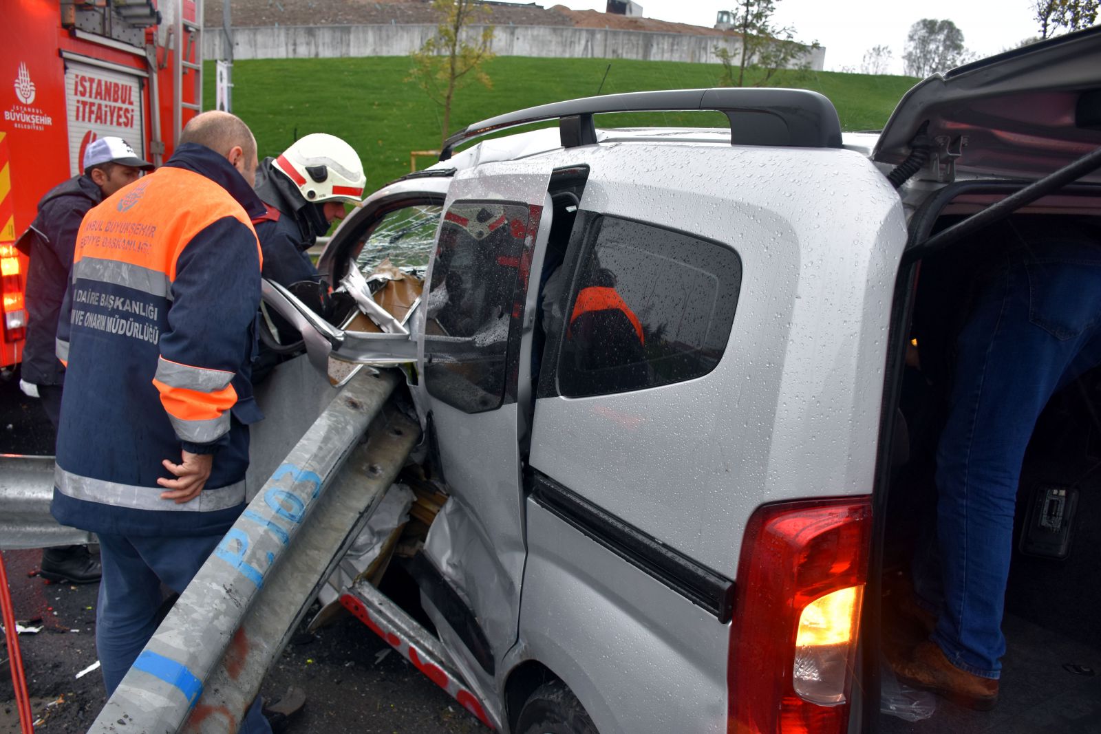 Bayrampaşa'da trafik kazası: 1 yaralı