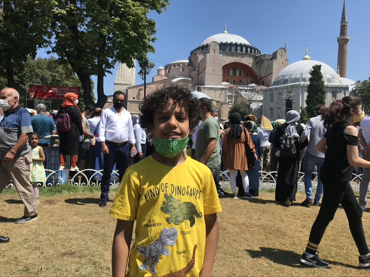 Ayasofya-i Kebir Cami-i Şerifi'ne Kurban Bayramı'nın 3'üncü gününde de ilgi büyük