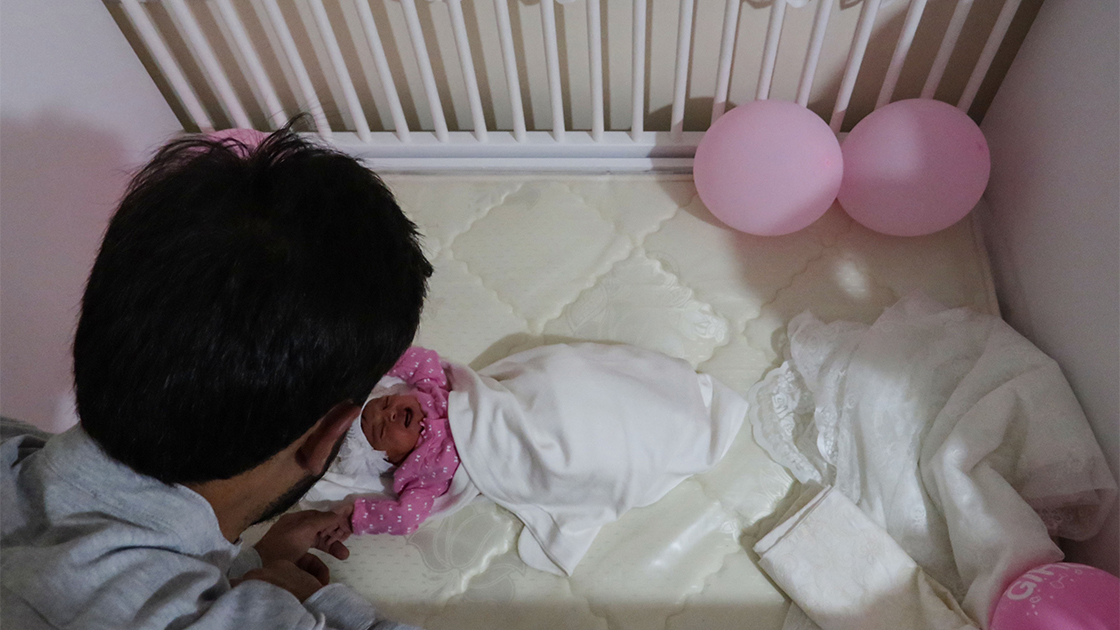 Filistinli aile yeni doğan kızlarına Ayasofya adını verdi Filistinli aile yeni doğan kızlarına Ayasofya adını verdi