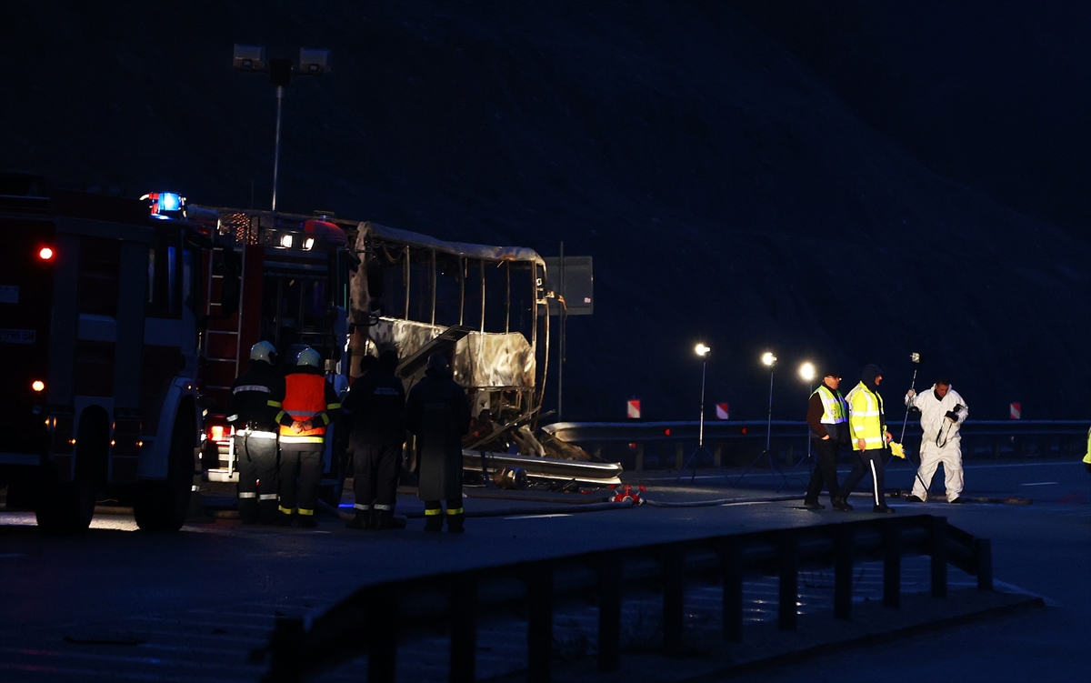 Bulgaristan’da trafik kazasında 46 kişi yanarak öldü