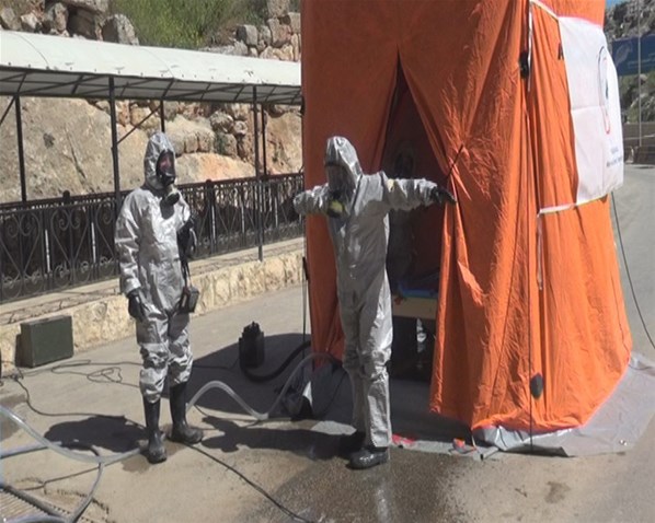 Sınırda 'kimyasal önlem' alarmı! Ekipler teyakkuzda