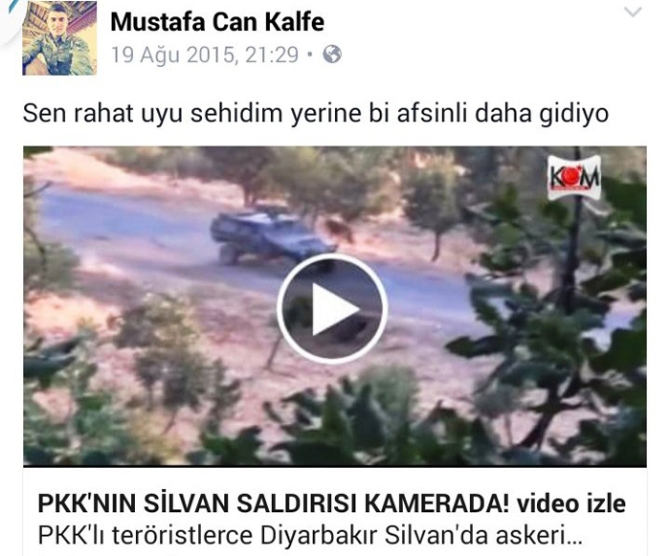 Bu mesajı attıktan 6 ay sonra o da şehit oldu!